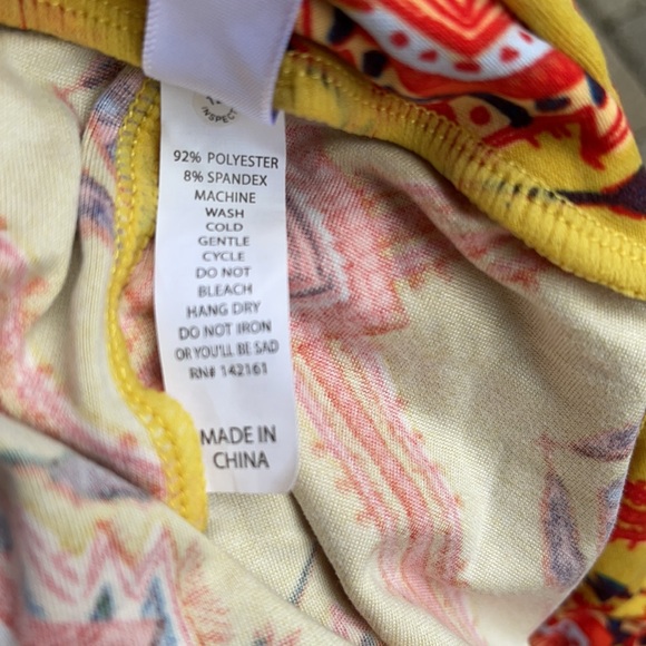 LuLaRoe New TC Tall & Curvy Geometric Aztec Leggings NWT - Picture 5 of 6